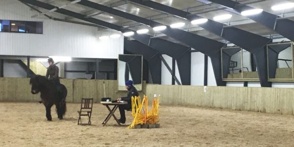 This year’s first riding course